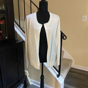 NWT - Banana Republic - Cardigan Creme - XL